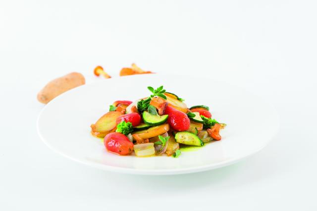 Gröstel di patate e verdure